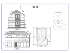 東京都墨田区ベストウイングテクノ｜大規模修繕工事（立面図・平面図）