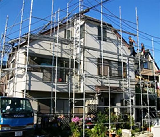施工事例　 千葉県松戸市 E様邸 外壁・屋根塗装工事