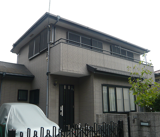 施工事例　 千葉県船橋市 Ｔ様邸 外壁・屋根塗装工事