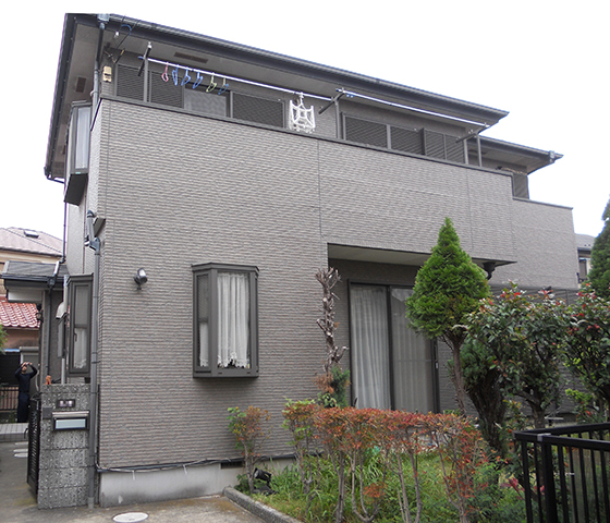 施工事例　 千葉県船橋市 Ｏ様邸 外壁・屋根塗装工事