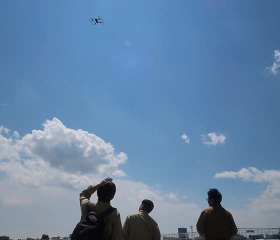 東京都墨田区ベストウイングテクノ｜大規模修繕工事（ドローン撮影）