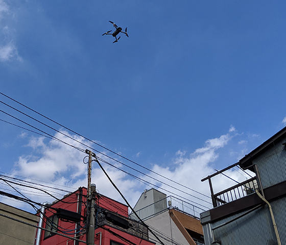 東京都墨田区ベストウイングテクノ｜大規模修繕工事（ドローン撮影）