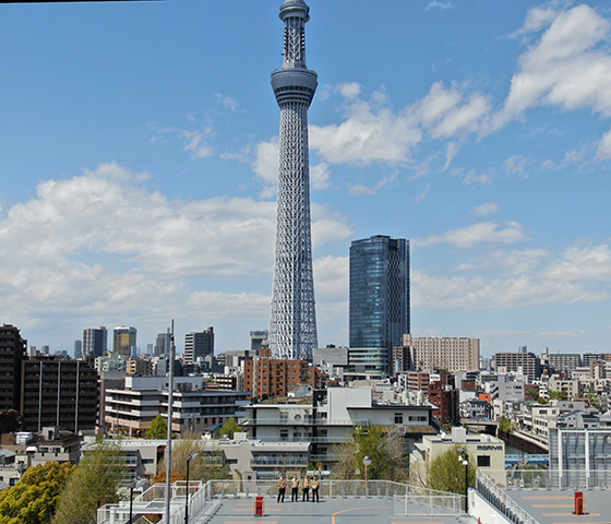 東京都墨田区ベストウイングテクノ｜大規模修繕工事（ドローン撮影）