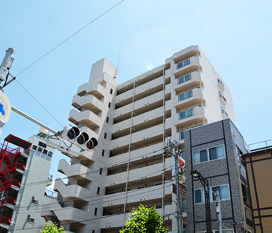 東京都墨田区ベストウイングテクノ｜大規模修繕工事（施工事例　シャルマン押上）